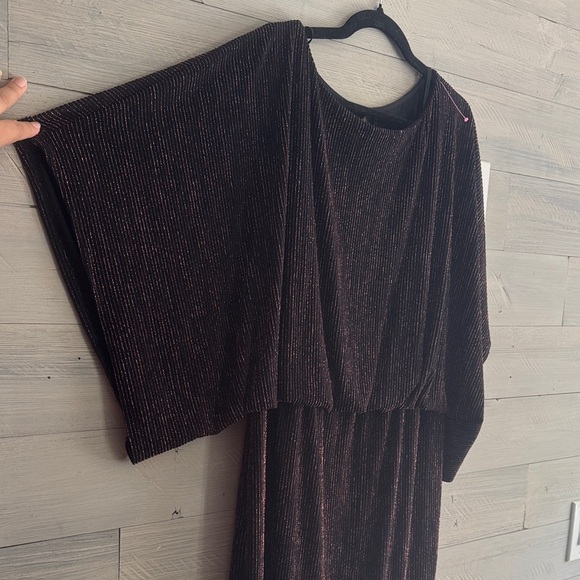 Jessica Howard Shimmering Gray Mini Dress - Picture 3 of 9